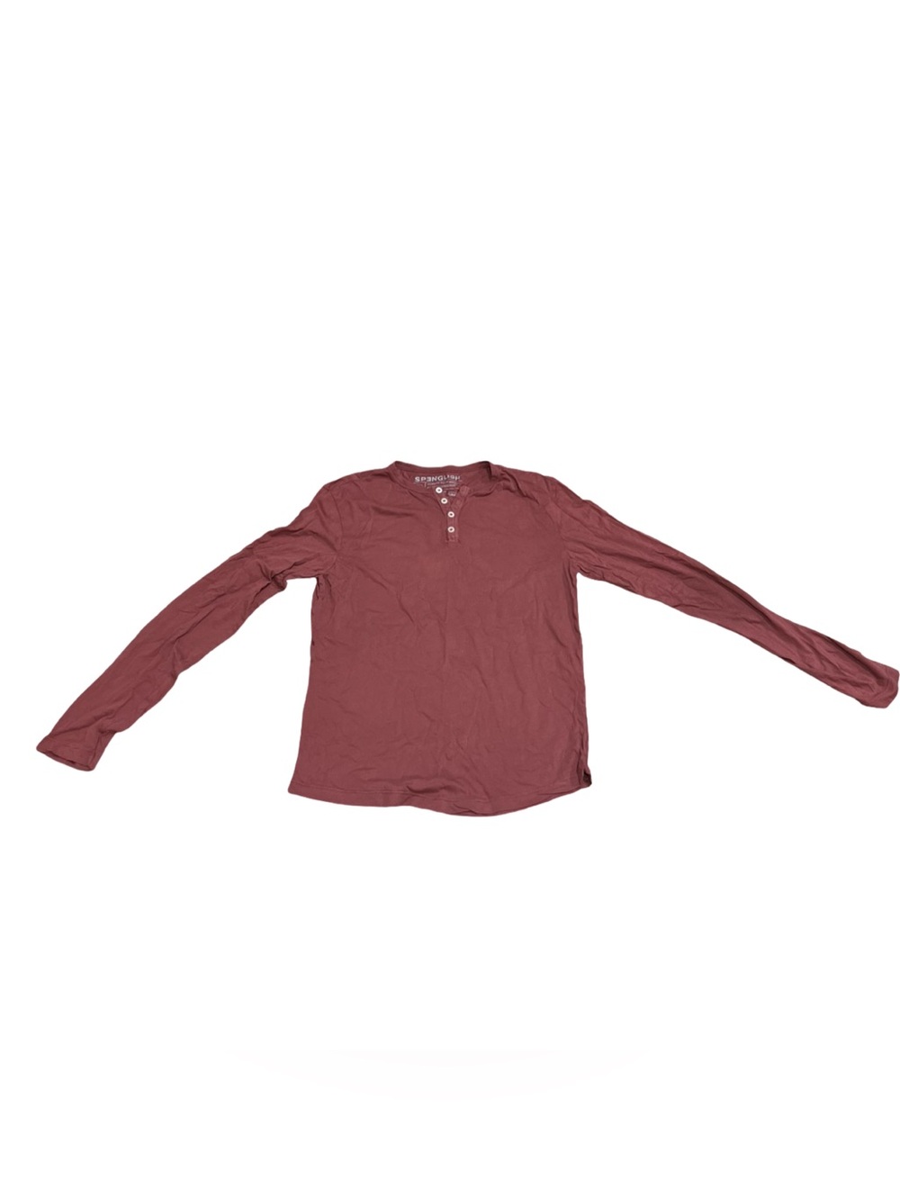 Spanglish Long Sleeve Henley Shirt